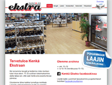 Tablet Screenshot of kenkaskoekstra.fi